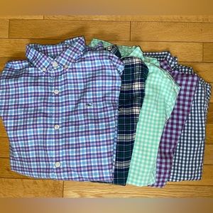Vineyard Vines, Big boys Size L (16) Lot/Bundle of 5 long sleeve dress shirts.